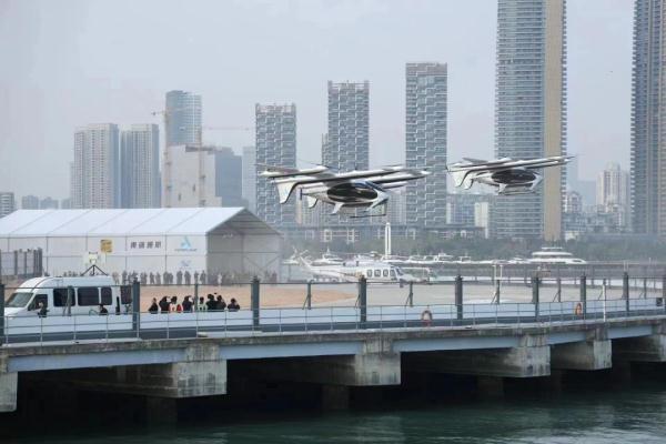  峰飛航空完成噸級以上eVTOL “空中出租車” 往返飛行10分鐘，跨長江首飛(圖3)