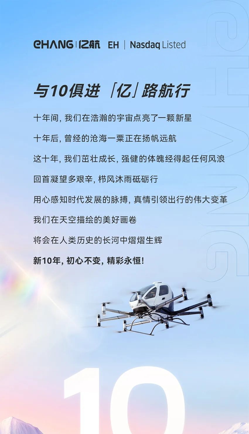 2014→2024，與10俱進(jìn)，【億】路航行