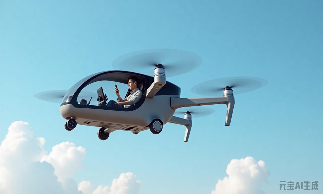 未來飛行汽車在空中飛行可以接打電話？