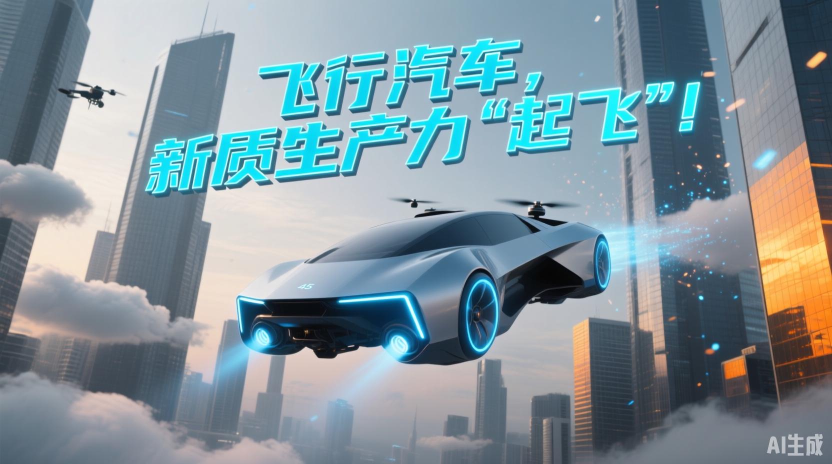 飛行汽車，新質(zhì)生產(chǎn)力“起飛”！